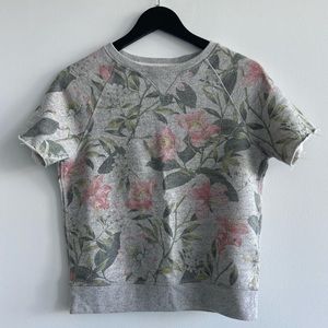 Levi’s Crewneck Short Sleeve Floral Sweater Tee